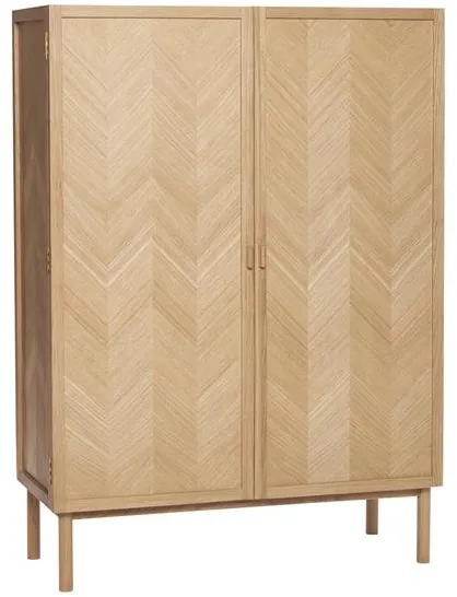 Hübsch Herringbone Armario Mediano Natural