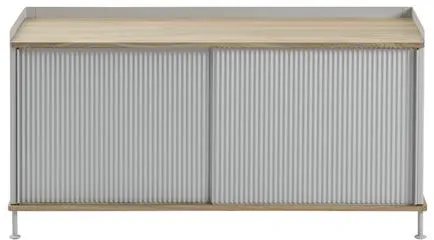 Muuto Enfold Aparador Bajo Roble/Gris